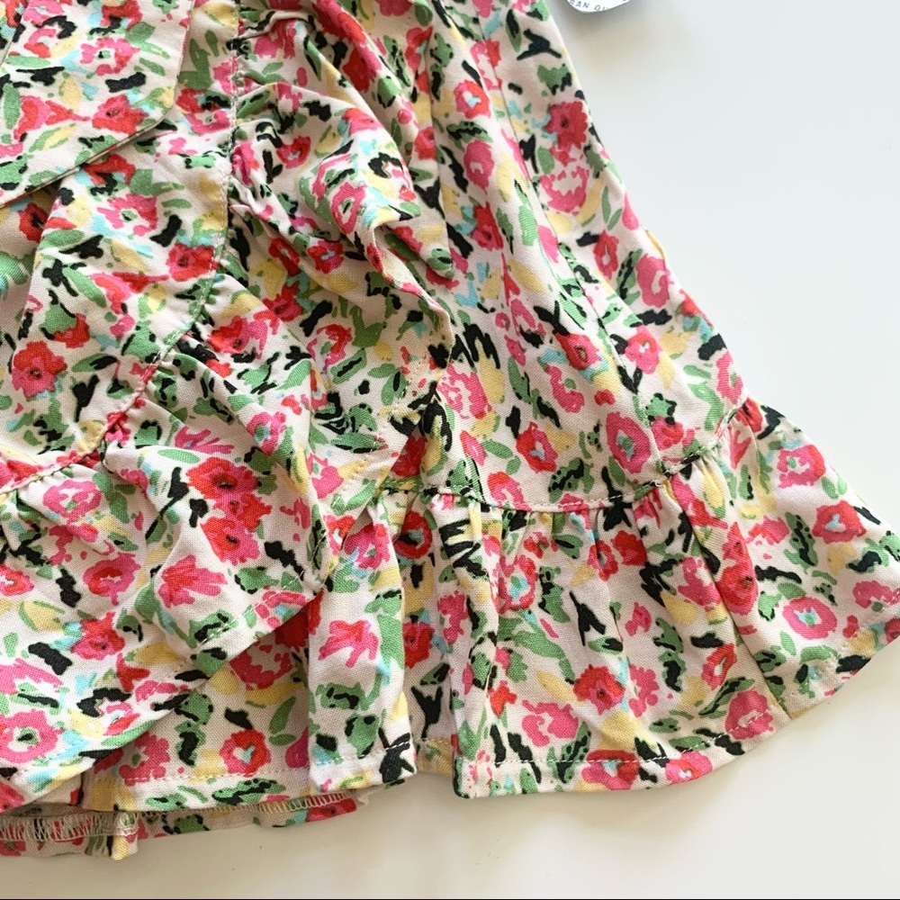 🌸New🌸 Urban Outfitters Floral Belted Toni mini Skirt Sz Xsmall NWT - Picture 3 of 9
